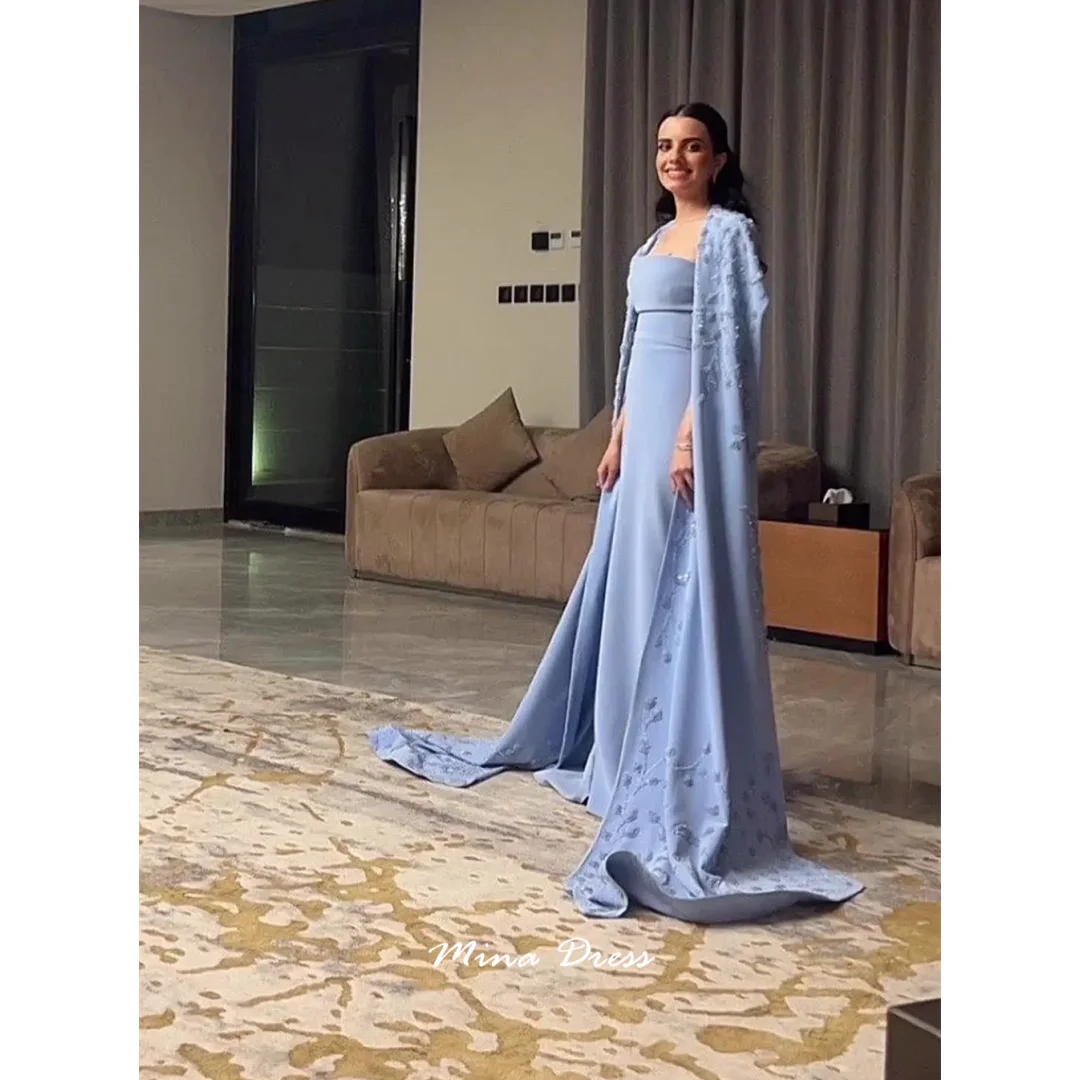 Mina Customized Beads Arabic Evening Dress Luxury Elegant Shawl Elegant Womens Party Dresses for Special Occasions Flowers 2025
Mina Customized Beads Arabic Evening Dress Luxury Elegant Shawl Elegant Womens Party Dresses for Special Occasions Flowers 2025