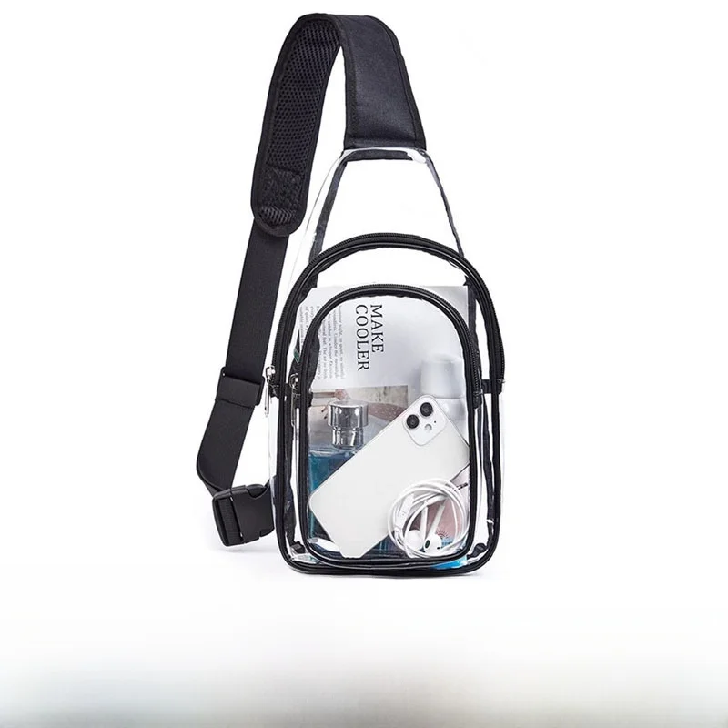 Новая прозрачная сумка через плечо из ПВХ на одно плечо, дорожная спортивная сумка на открытом воздухе, видимая сумка через плечо для спортзала для мужчин и женщин 
Новая прозрачная сумка через плечо из ПВХ на одно плечо, дорожная спортивная сумка на открытом воздухе, видимая сумка через плечо для спортзала для мужчин и женщин