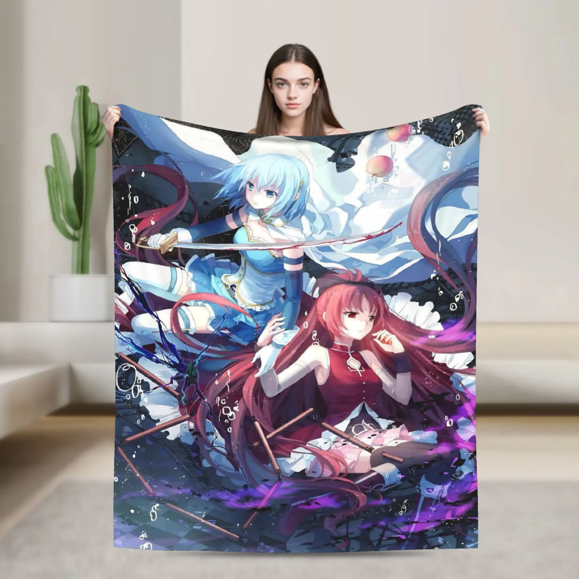 Puella Magi Madoka Magica Blankets Flannel Miki Sayaka Kyoko Sakura Portable Warm Throw Blanket for Bedding Car Bedspread
Puella Magi Madoka Magica Blankets Flannel Miki Sayaka Kyoko Sakura Portable Warm Throw Blanket for Bedding Car Bedspread