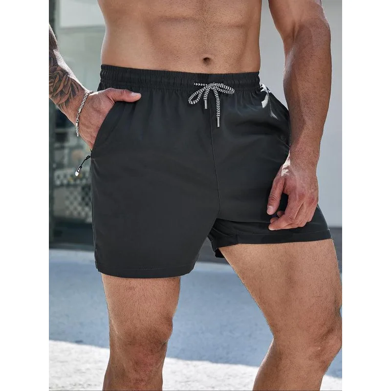 Double Layer Quick Dry Swim Trunks Men's Shorts Breathable Comfortable Fabric Beach Board Shorts Fashionable Summer Swimwear
Double Layer Quick Dry Swim Trunks Men's Shorts Breathable Comfortable Fabric Beach Board Shorts Fashionable Summer Swimwear