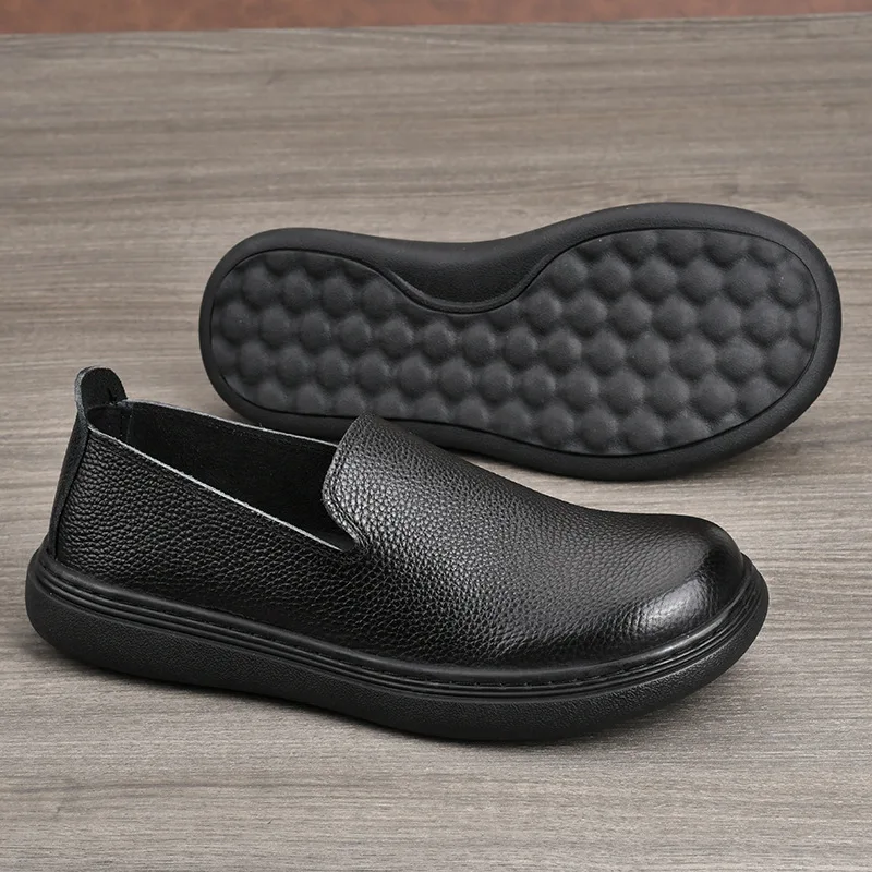 Top Quality Top Layer Cowhide Men's Shoes 2026 New Business Men's Loafers Casual Fashion Designer Commuting Men Leather Shoes
Top Quality Top Layer Cowhide Men's Shoes 2026 New Business Men's Loafers Casual Fashion Designer Commuting Men Leather Shoes