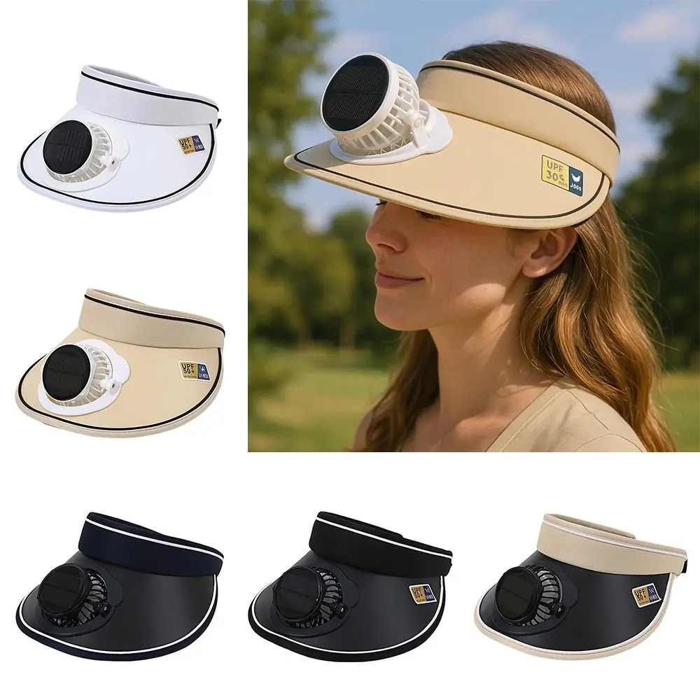 New Solar Powered Charging Cooling Fan Hat Empty Roof UV Protection Summer Hat Large Eaves Breathable Sunscreen Cap Men Women
New Solar Powered Charging Cooling Fan Hat Empty Roof UV Protection Summer Hat Large Eaves Breathable Sunscreen Cap Men Women