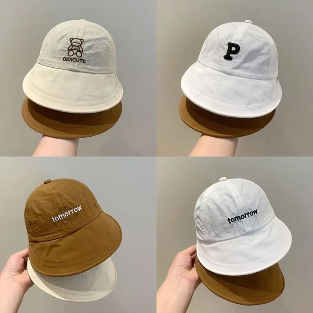 Fashion Cotton Baby Bucket Hat Adjustable Wide Brim Peaked Cap Letter Embroidery Beach Cap Summer
Fashion Cotton Baby Bucket Hat Adjustable Wide Brim Peaked Cap Letter Embroidery Beach Cap Summer