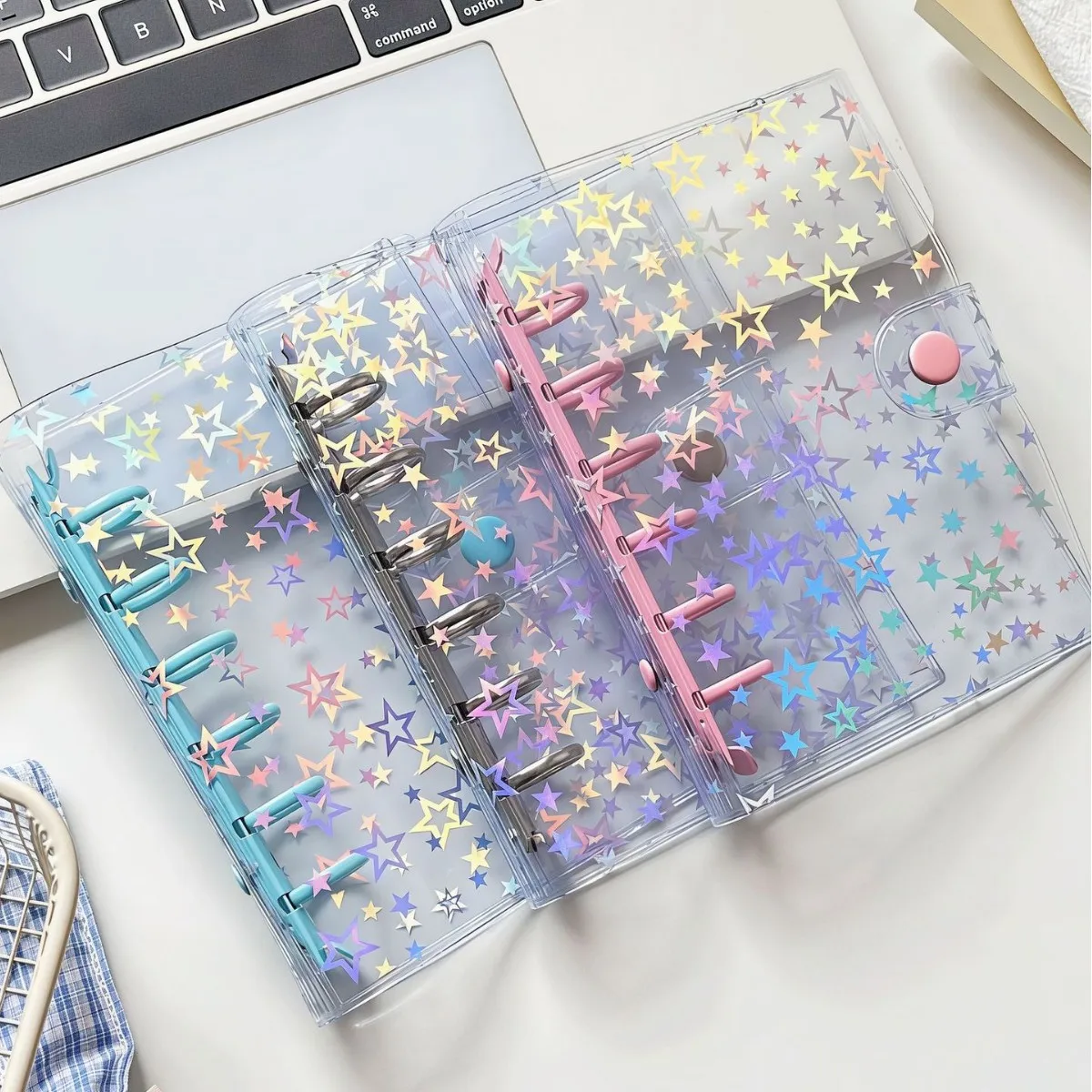 A7 Budget Binder Cover Clear Glitter PVC Binder Refillable Notebook for Photos Pictures Albums Organizer Planner Folder
A7 Budget Binder Cover Clear Glitter PVC Binder Refillable Notebook for Photos Pictures Albums Organizer Planner Folder
