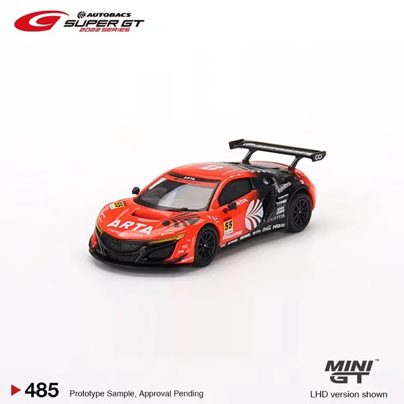 Миниатюрная модель автомобиля NSX GT3 EVO22 #55 Арта 2022 серии Super GT #458, 1:64
Миниатюрная модель автомобиля NSX GT3 EVO22 #55 Арта 2022 серии Super GT #458, 1:64