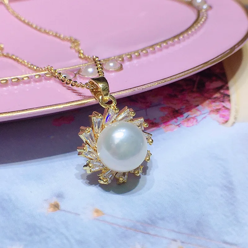 Freshwater Pearl Pendant for Women Korean 9mm Micro Niche Design Fashion Simple Elegant Versatile Jewelry 013
Freshwater Pearl Pendant for Women Korean 9mm Micro Niche Design Fashion Simple Elegant Versatile Jewelry 013