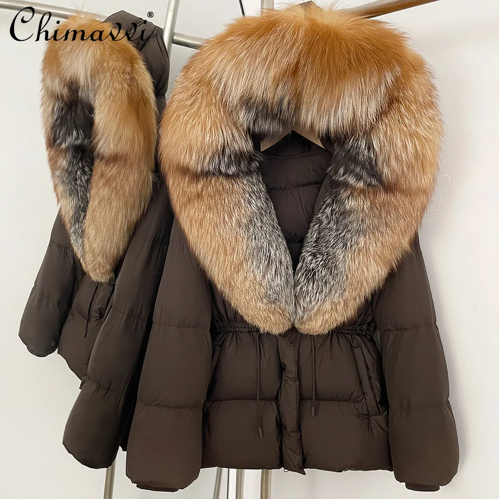 2025 Winter Korean Style Elegant Fashion Sweet Pink Fur Collar Hooded Jacket Drawstring Slim Fit Thick Warm Down Coats for Women
2025 Winter Korean Style Elegant Fashion Sweet Pink Fur Collar Hooded Jacket Drawstring Slim Fit Thick Warm Down Coats for Women