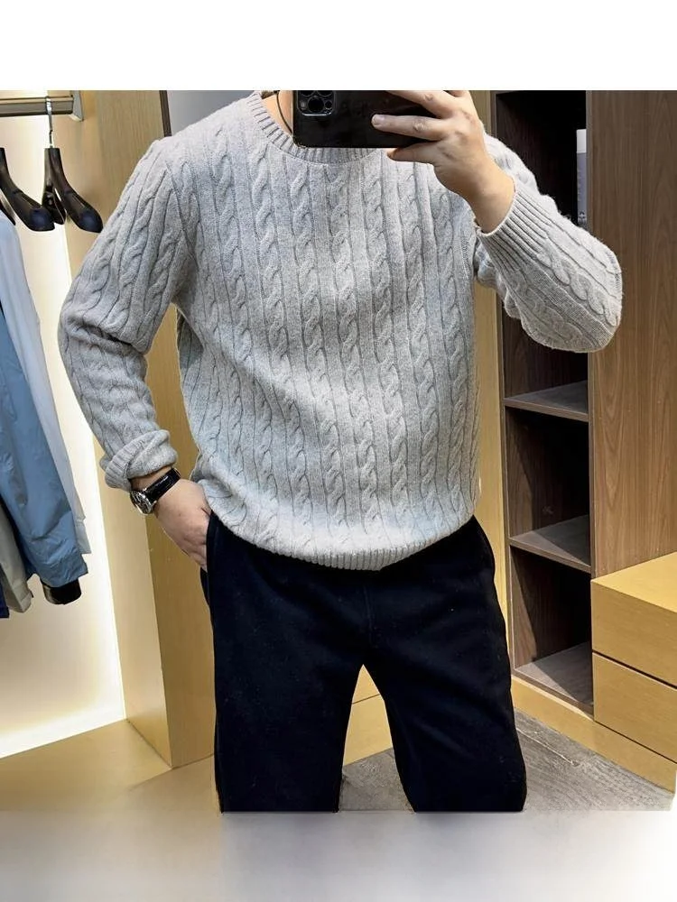 North America High End! 00 Ultra Fine Wool! Thiened Loose Warm Knitted Sweater Winter round Ne Casual Long Sve T-irt
North America High End! 00 Ultra Fine Wool! Thiened Loose Warm Knitted Sweater Winter round Ne Casual Long Sve T-irt
