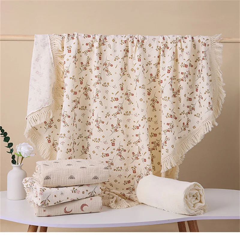 Муслиновое детское одеяло для новорожденных, летнее детское одеяло для мальчиков и девочек, хлопковое мягкое пеленальное одеяло с кисточками для детской кроватки
Муслиновое детское одеяло для новорожденных, летнее детское одеяло для мальчиков и девочек, хлопковое мягкое пеленальное одеяло с кисточками для детской кроватки