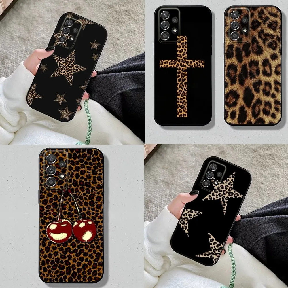 Leopard Print Cherry Star Phone Case For Samsung S24,S23,S22,S21,S20,S10,S10E,S9 Plus FE Note 20 Plus Soft Black Cover Shell 
Leopard Print Cherry Star Phone Case For Samsung S24,S23,S22,S21,S20,S10,S10E,S9 Plus FE Note 20 Plus Soft Black Cover Shell