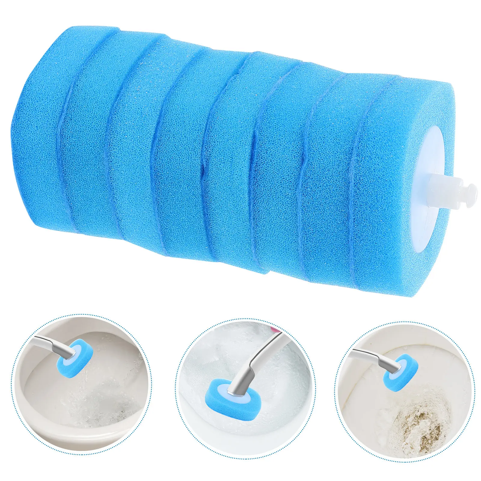 8Pcs Disposable Toilet Brush Replacement Heads Compatible with Most Wands Effective Stain Removal Deep Crevices Cleaning Refill
8Pcs Disposable Toilet Brush Replacement Heads Compatible with Most Wands Effective Stain Removal Deep Crevices Cleaning Refill