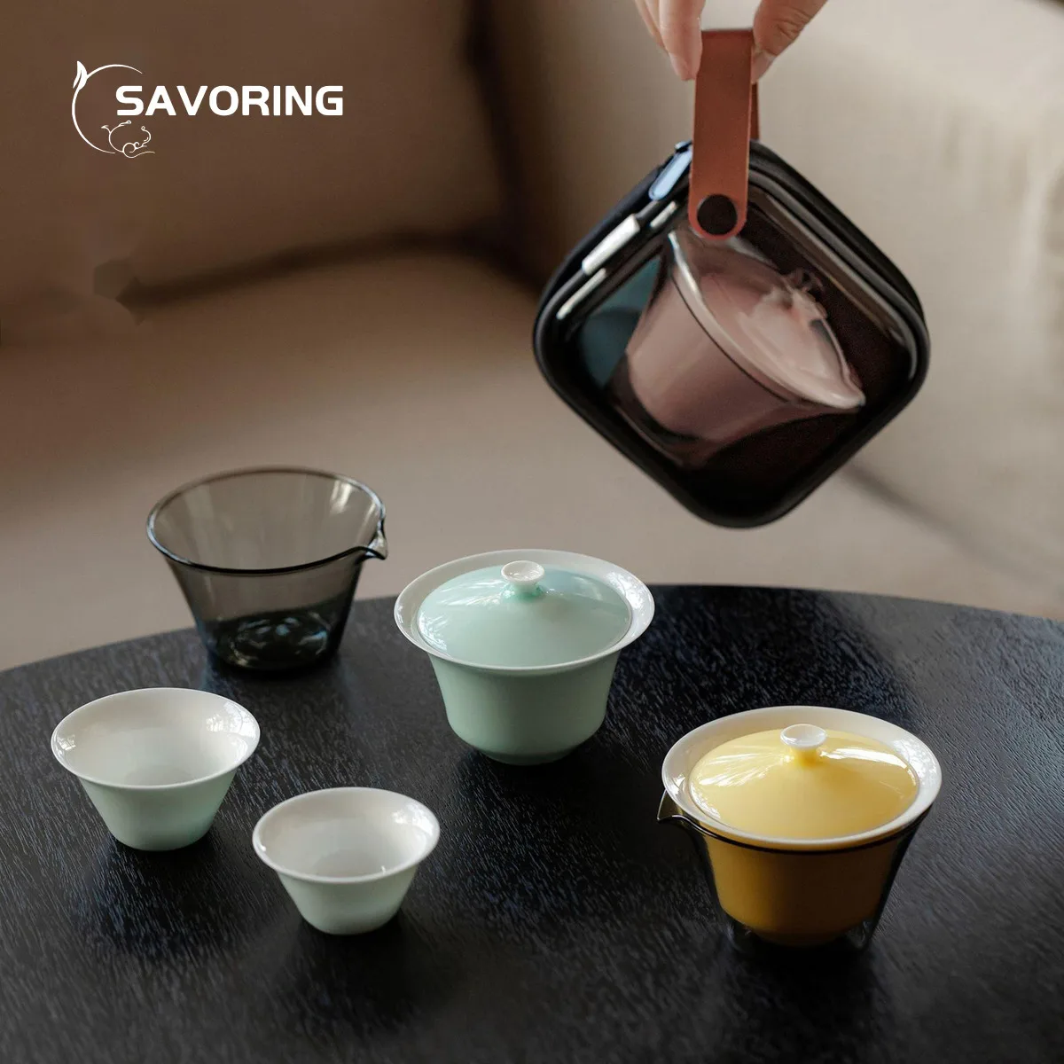 Simple Travel Tea Set Portable Teapot Ceramics Camping Gong Fu Chhai Outdoor Tea Service Ceremony Tools Set Supplies Gongfu Cups
Simple Travel Tea Set Portable Teapot Ceramics Camping Gong Fu Chhai Outdoor Tea Service Ceremony Tools Set Supplies Gongfu Cups