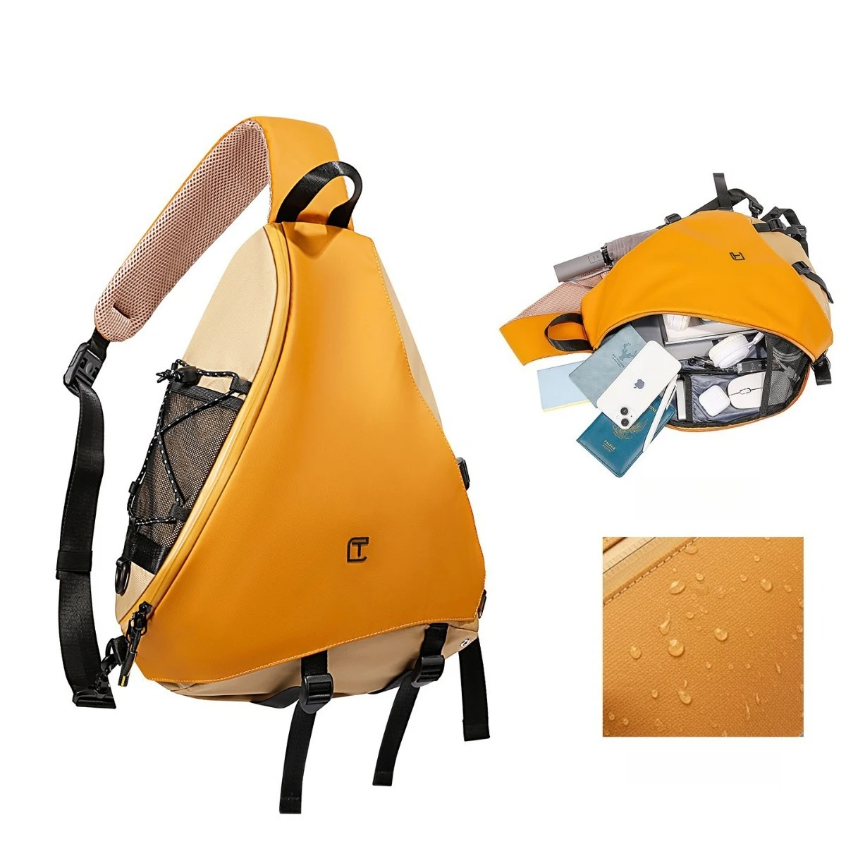 Tangcool Large Crossbody Bag for Men Waterproof Shoulder Bag with Adjustable Buckle Fashion Chest Bag for Traveling Sporting
Tangcool Large Crossbody Bag for Men Waterproof Shoulder Bag with Adjustable Buckle Fashion Chest Bag for Traveling Sporting