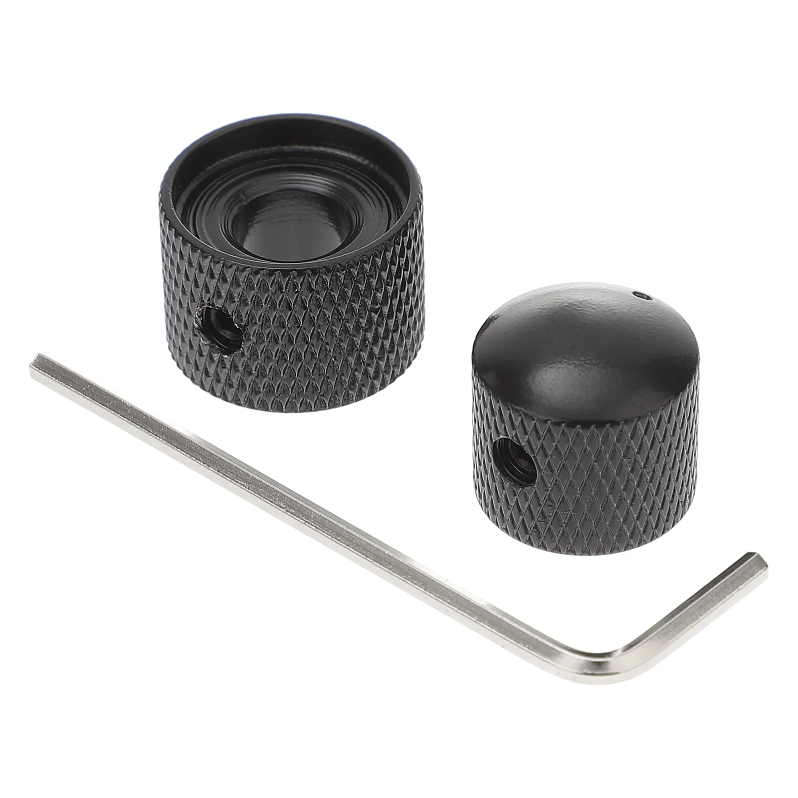Dual Concentric Volume Tone Blend Control Control Knobs Domed Knobs with Key for Electric Guitar Bass (Black)
Dual Concentric Volume Tone Blend Control Control Knobs Domed Knobs with Key for Electric Guitar Bass (Black)
