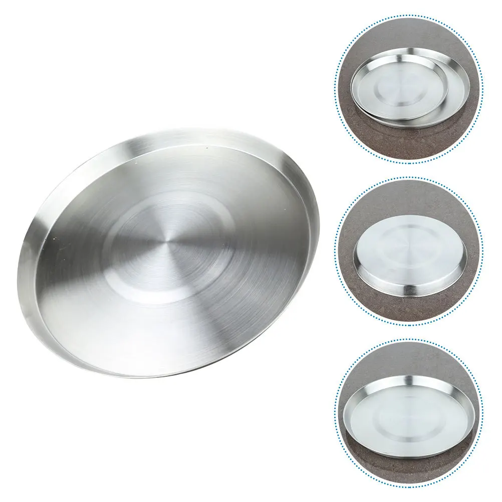Stainless Steel Food Plate Compact Lightweight Multi-Purpose Bbq Tray Reusable Snack Tray for Camping Party Gatherings 
Stainless Steel Food Plate Compact Lightweight Multi-Purpose Bbq Tray Reusable Snack Tray for Camping Party Gatherings