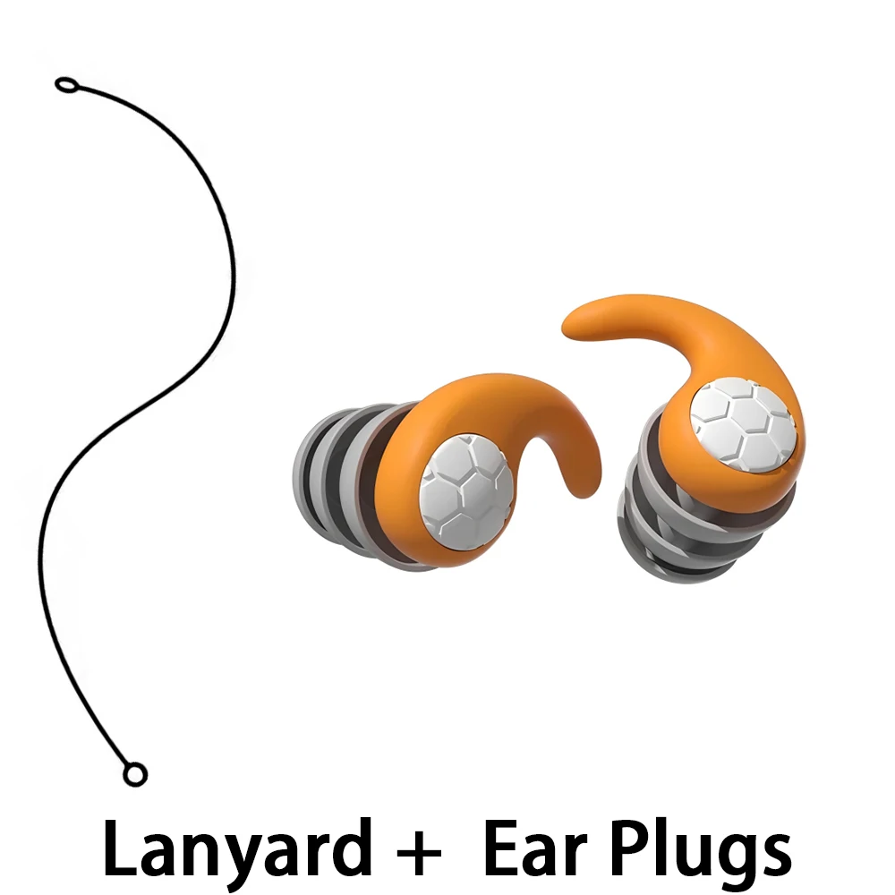 Reusable 3 Layer Sleep Ear Plugs with Silicone Lanyard for Noise Reduction Comfortable Inserts for Concerts Swimming
Reusable 3 Layer Sleep Ear Plugs with Silicone Lanyard for Noise Reduction Comfortable Inserts for Concerts Swimming