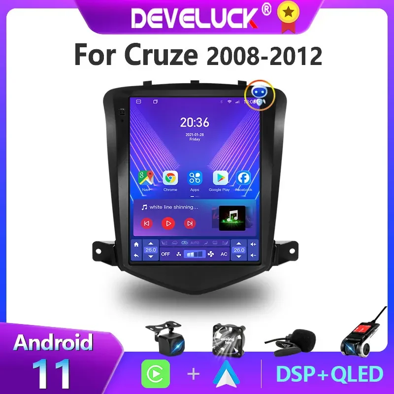 Android 11 Car Radio 9.7" for Chevrolet Cruze J300 2008-2012 2 Din Multimedia Video Player GPS Navigation Carplay Auto Audio
Android 11 Car Radio 9.7" for Chevrolet Cruze J300 2008-2012 2 Din Multimedia Video Player GPS Navigation Carplay Auto Audio