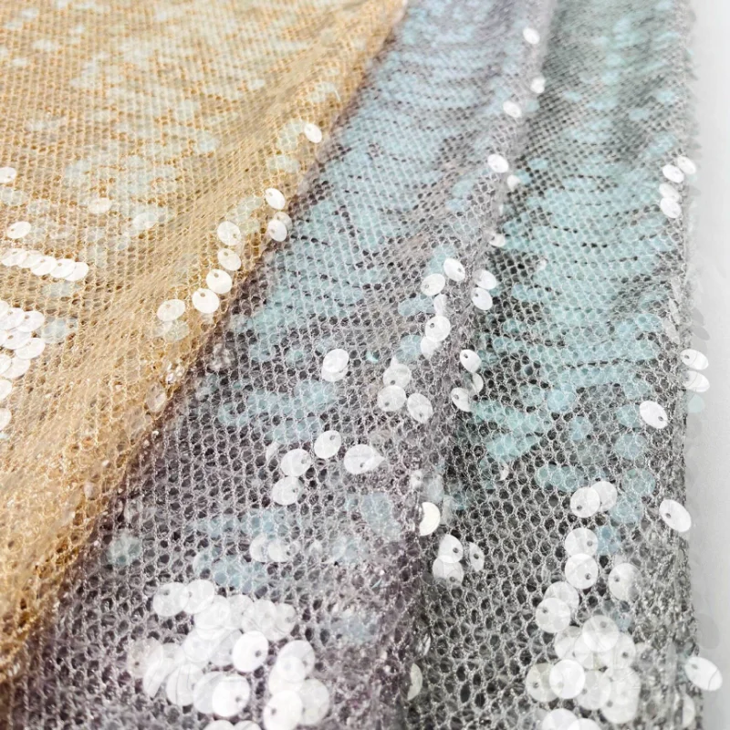 7mm Water Gloss Sequin Embroidered Mesh Fabric for DIY Sewing Dress Clothing Fashion Designer Fabrics Material Cloth
7mm Water Gloss Sequin Embroidered Mesh Fabric for DIY Sewing Dress Clothing Fashion Designer Fabrics Material Cloth
