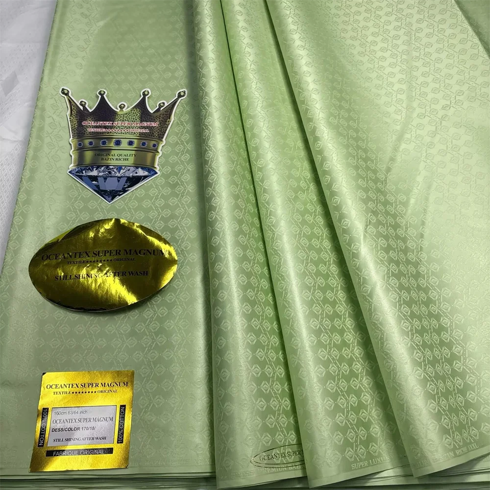 5 Yards 100% European Cotton Jacquard Basin Fabric Pure Color High Quality Soft Wash Retain Luster Bazin Riche Damask Material
5 Yards 100% European Cotton Jacquard Basin Fabric Pure Color High Quality Soft Wash Retain Luster Bazin Riche Damask Material