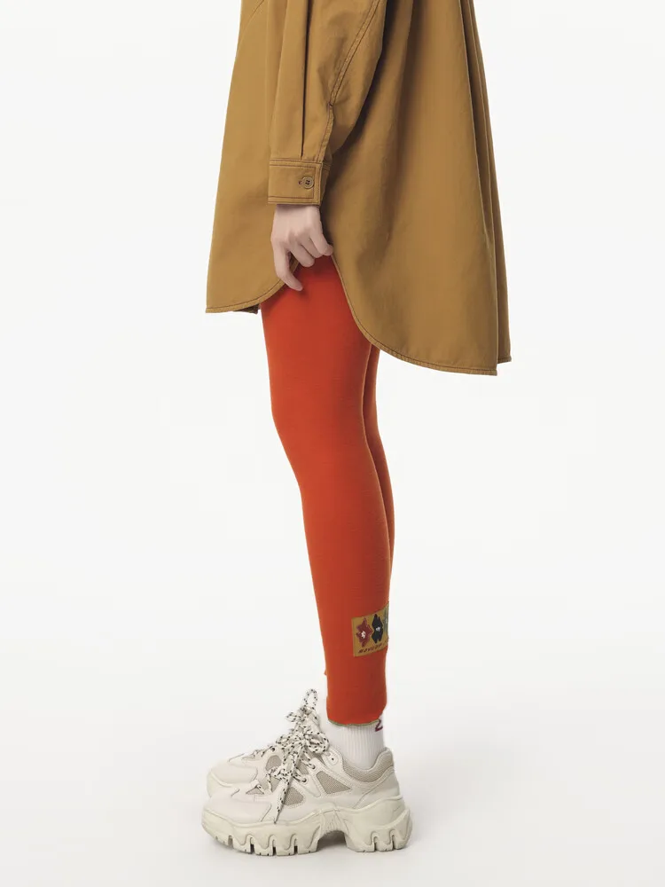 MOVEUP Casual Leggings Winter Flower Woven Label Contrasting Color Scalloped Hem Minimalist Design Knitted Leggings 324410202
MOVEUP Casual Leggings Winter Flower Woven Label Contrasting Color Scalloped Hem Minimalist Design Knitted Leggings 324410202