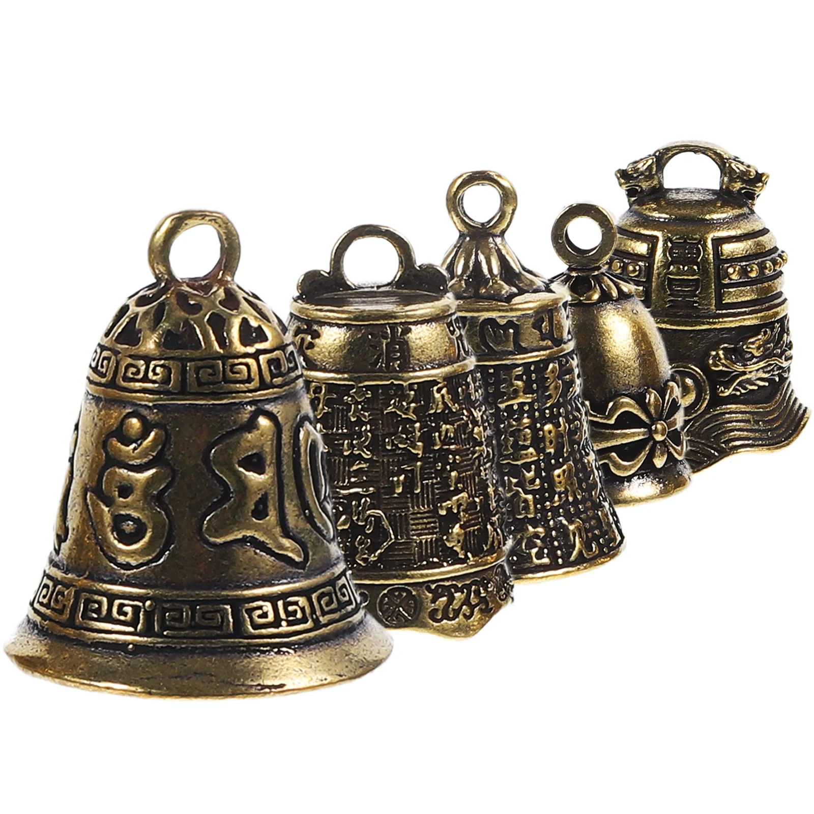 5 Pcs Service Bell Unicorn Ornament Vintage Bells Small Brass Figurine for Wealth Bag Pendants
5 Pcs Service Bell Unicorn Ornament Vintage Bells Small Brass Figurine for Wealth Bag Pendants