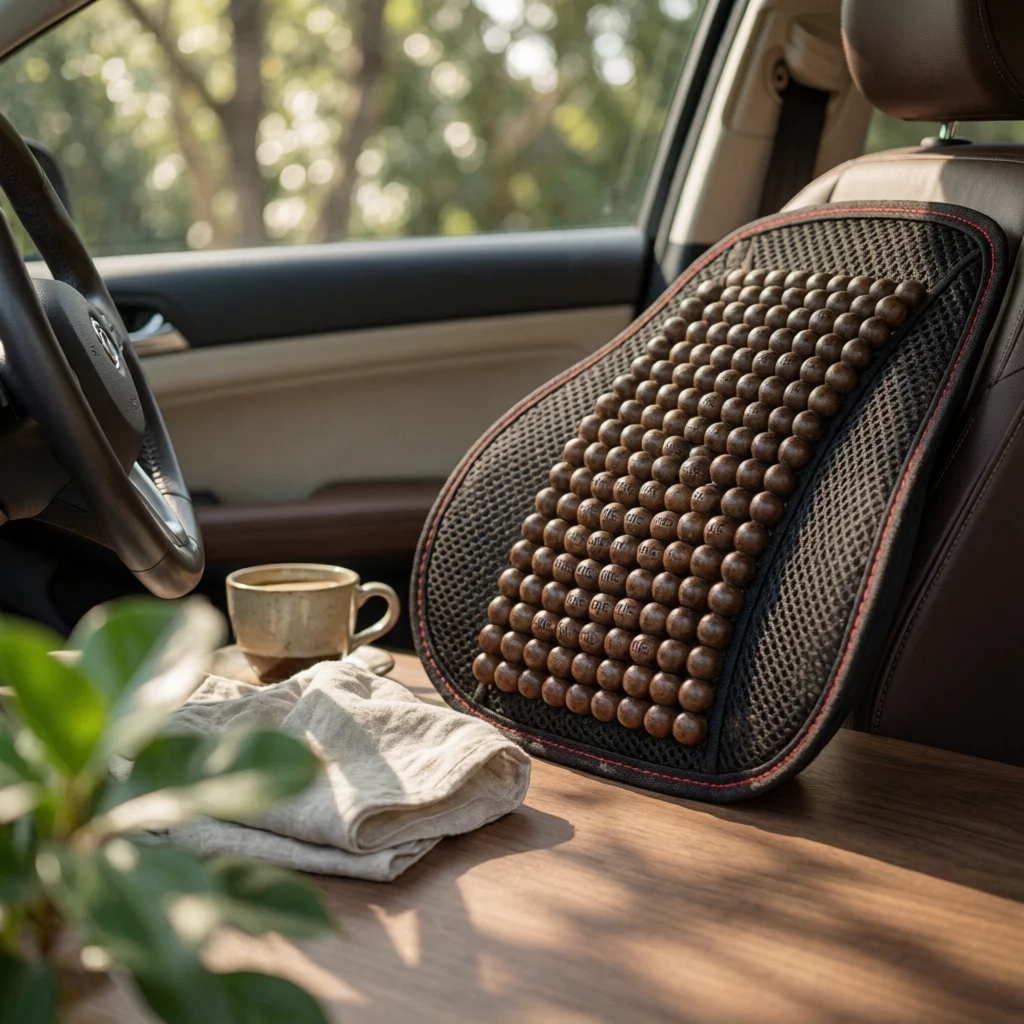 Beaded Back Cushion Contoured Car Seat Lumbar Cushion Ventilated Mesh Seat Pad Rounded Rectangular for Driving
Beaded Back Cushion Contoured Car Seat Lumbar Cushion Ventilated Mesh Seat Pad Rounded Rectangular for Driving