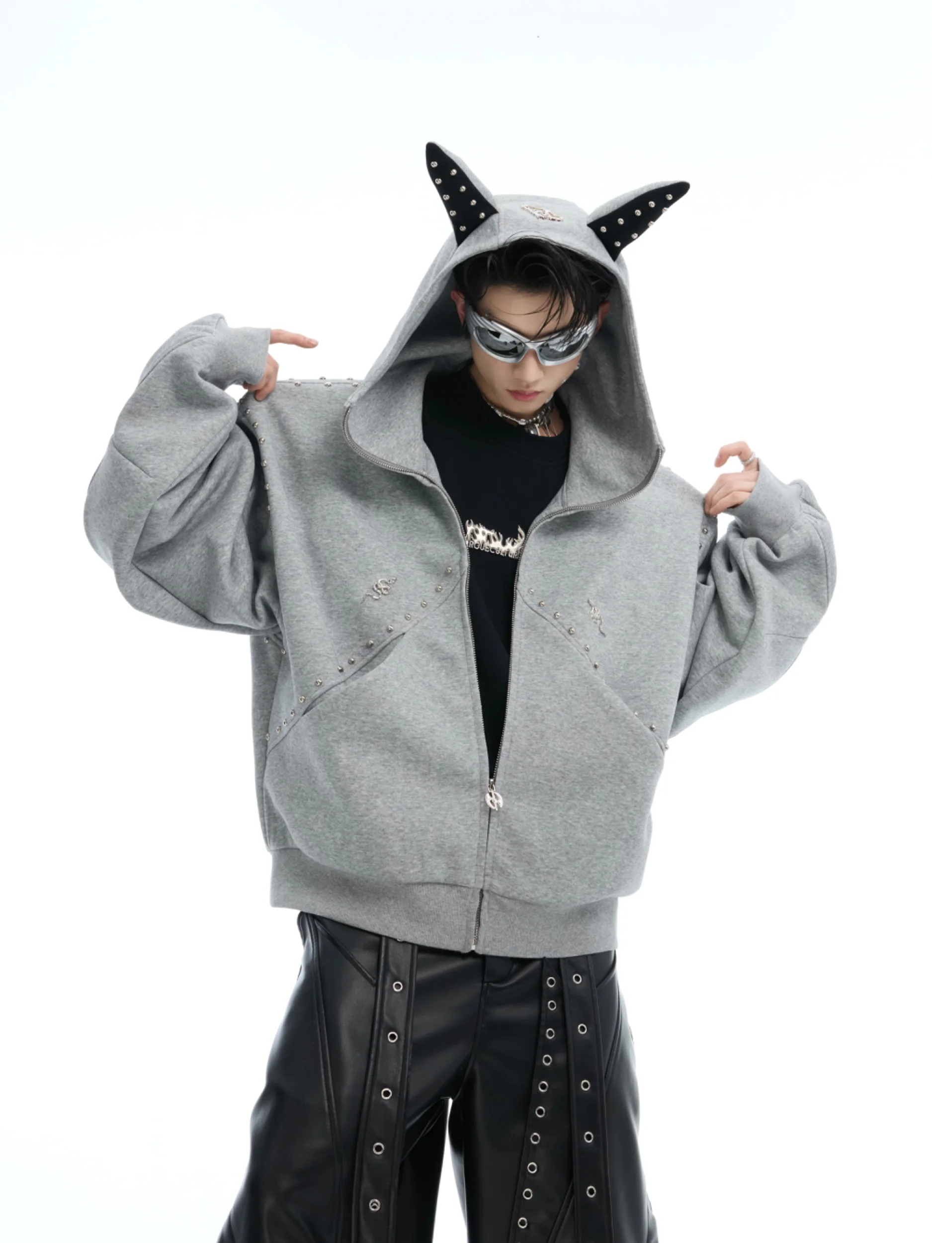 ArguE CulturE Couples Hoodie with Rivet Splicing Doberman Pattern Spring Autumn Casual Long Sleeve Cotton Polyester Blend
ArguE CulturE Couples Hoodie with Rivet Splicing Doberman Pattern Spring Autumn Casual Long Sleeve Cotton Polyester Blend