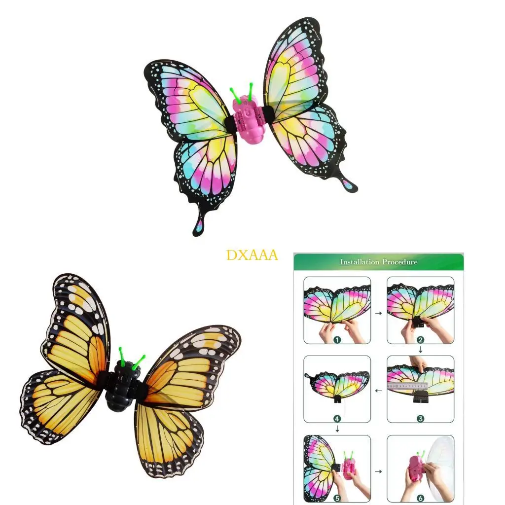 DXAA Electric Fairys Butterfly Wing Light Up Butterfly Wing Dressing Up Wing for Birthday Halloween Christmas,Party Attire
DXAA Electric Fairys Butterfly Wing Light Up Butterfly Wing Dressing Up Wing for Birthday Halloween Christmas,Party Attire