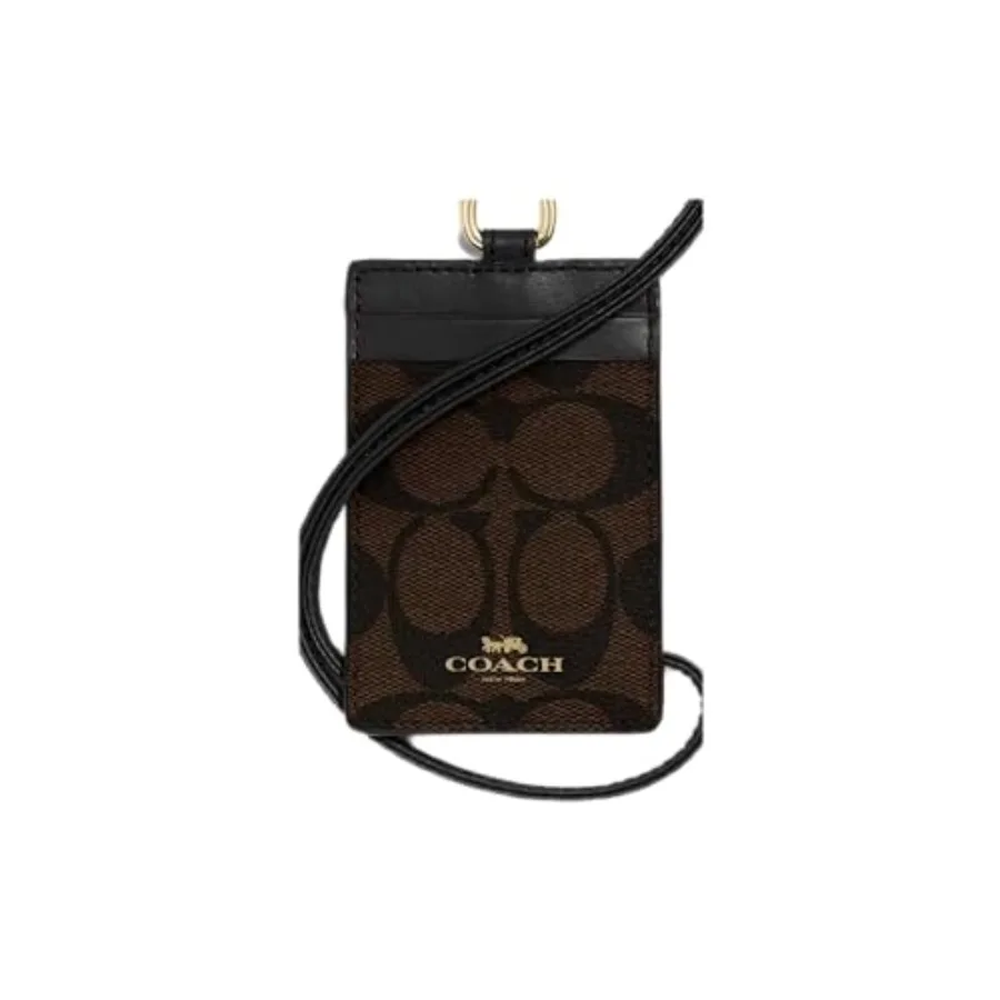 Signature C Brown Black Lanyard Badge ID Credit Card Holder 63274
Signature C Brown Black Lanyard Badge ID Credit Card Holder 63274