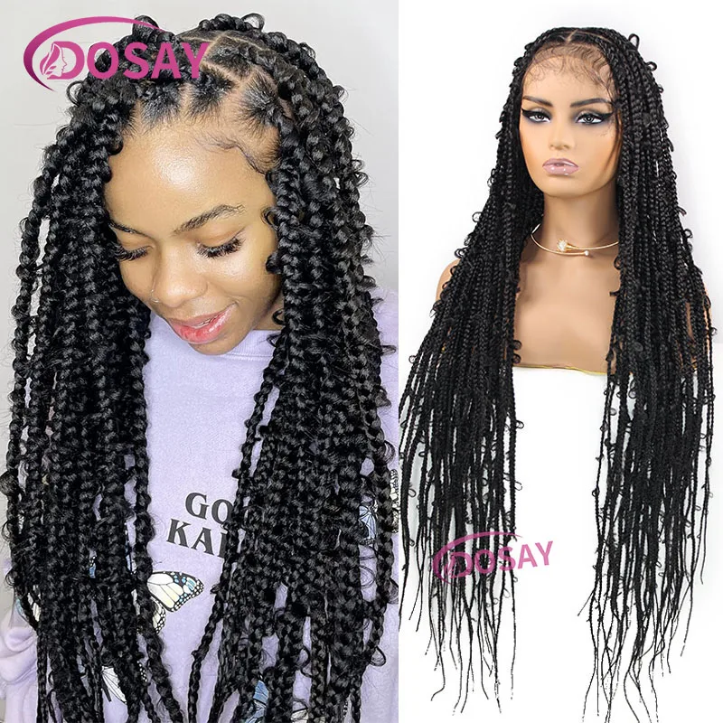 36" Long Butterfly Braided Wigs For Women Knotless Butterfly Full Lace Front Wig With Baby Hair Synthetic Wig More Fashion Style
36" Long Butterfly Braided Wigs For Women Knotless Butterfly Full Lace Front Wig With Baby Hair Synthetic Wig More Fashion Style