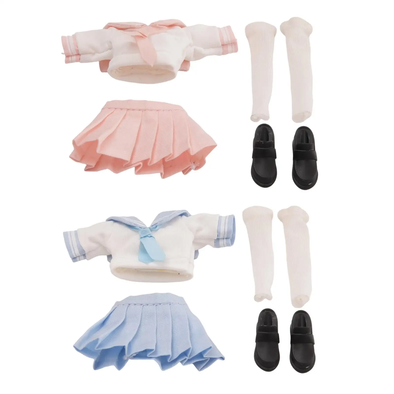 Miniature Figure Clothes Set for 1 12 Female Action Figure Pleated Skirt Shirt Shoes Dress Up Accessories
Miniature Figure Clothes Set for 1 12 Female Action Figure Pleated Skirt Shirt Shoes Dress Up Accessories