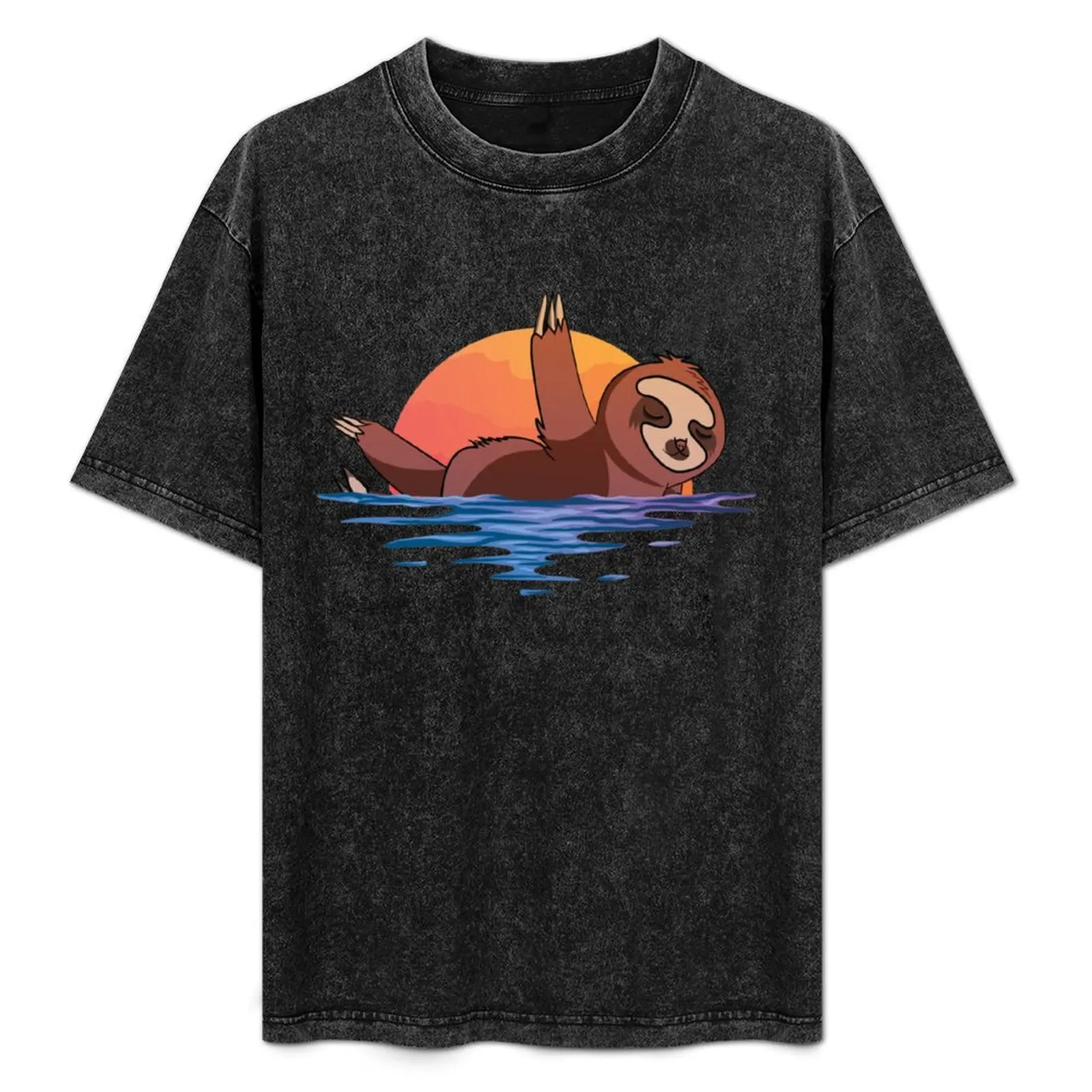 Funny Sloth Swimming Cartoon T-Shirt heavyweights fashion shirts Man t-shirt clothes for men
Funny Sloth Swimming Cartoon T-Shirt heavyweights fashion shirts Man t-shirt clothes for men