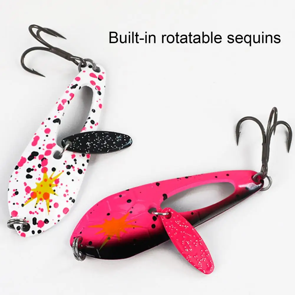 5Pcs 2CM/2G 4CM/4G 6CM/10G Spinner Blade Bait with Hook Metal Fish Lure Rotating Sequin Spoon Spinnerbait Fishing Accessories
5Pcs 2CM/2G 4CM/4G 6CM/10G Spinner Blade Bait with Hook Metal Fish Lure Rotating Sequin Spoon Spinnerbait Fishing Accessories