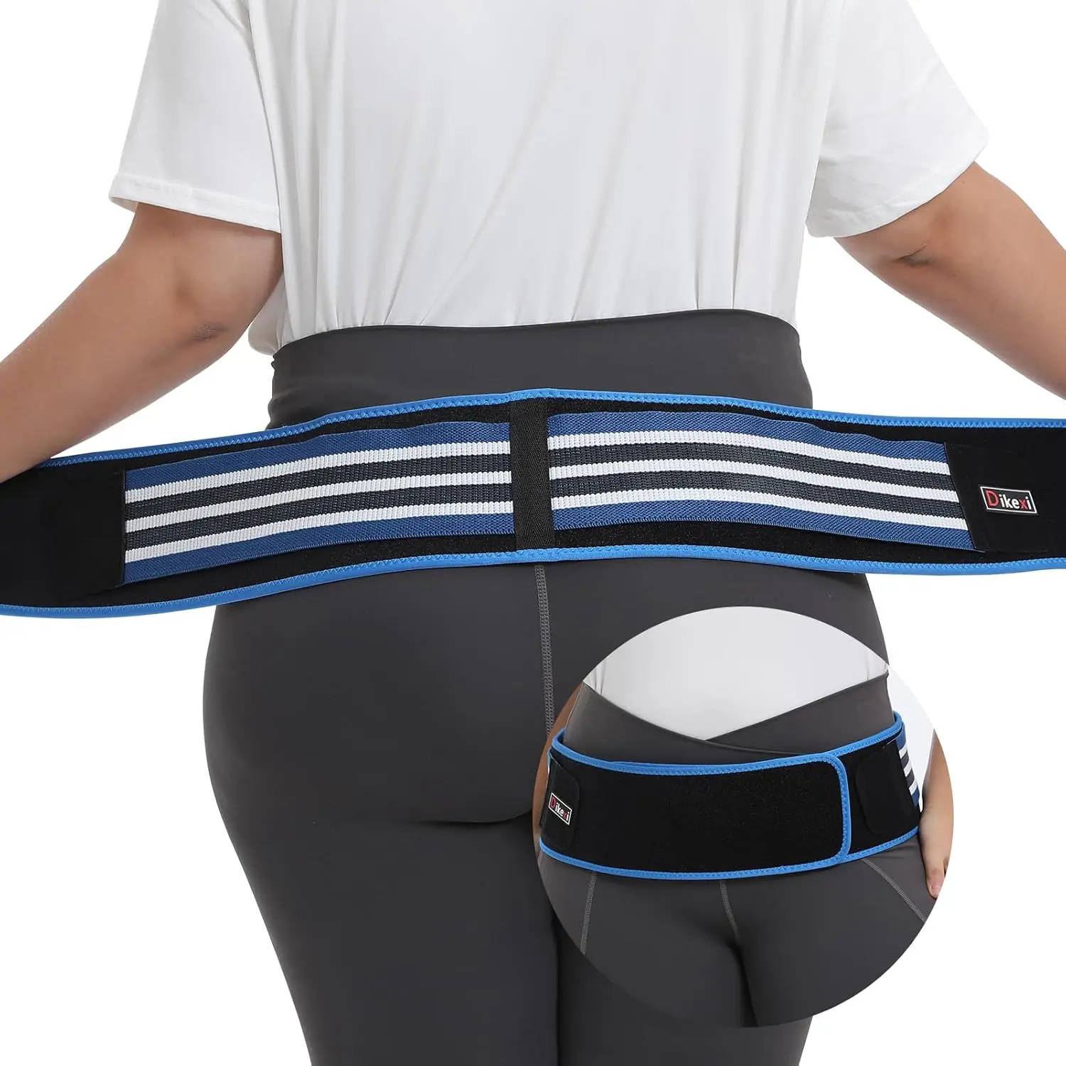 Sacroiliac SI Joint Hip Belt for Women Men - Alleviate Sciatica, Pelvic & Back Support, Adjustable Lumbar Pain Relief, Trochanter Belt Blue, S(Hip 25-40")
Sacroiliac SI Joint Hip Belt for Women Men - Alleviate Sciatica, Pelvic & Back Support, Adjustable Lumbar Pain Relief, Trochanter Belt Blue, S(Hip 25-40")