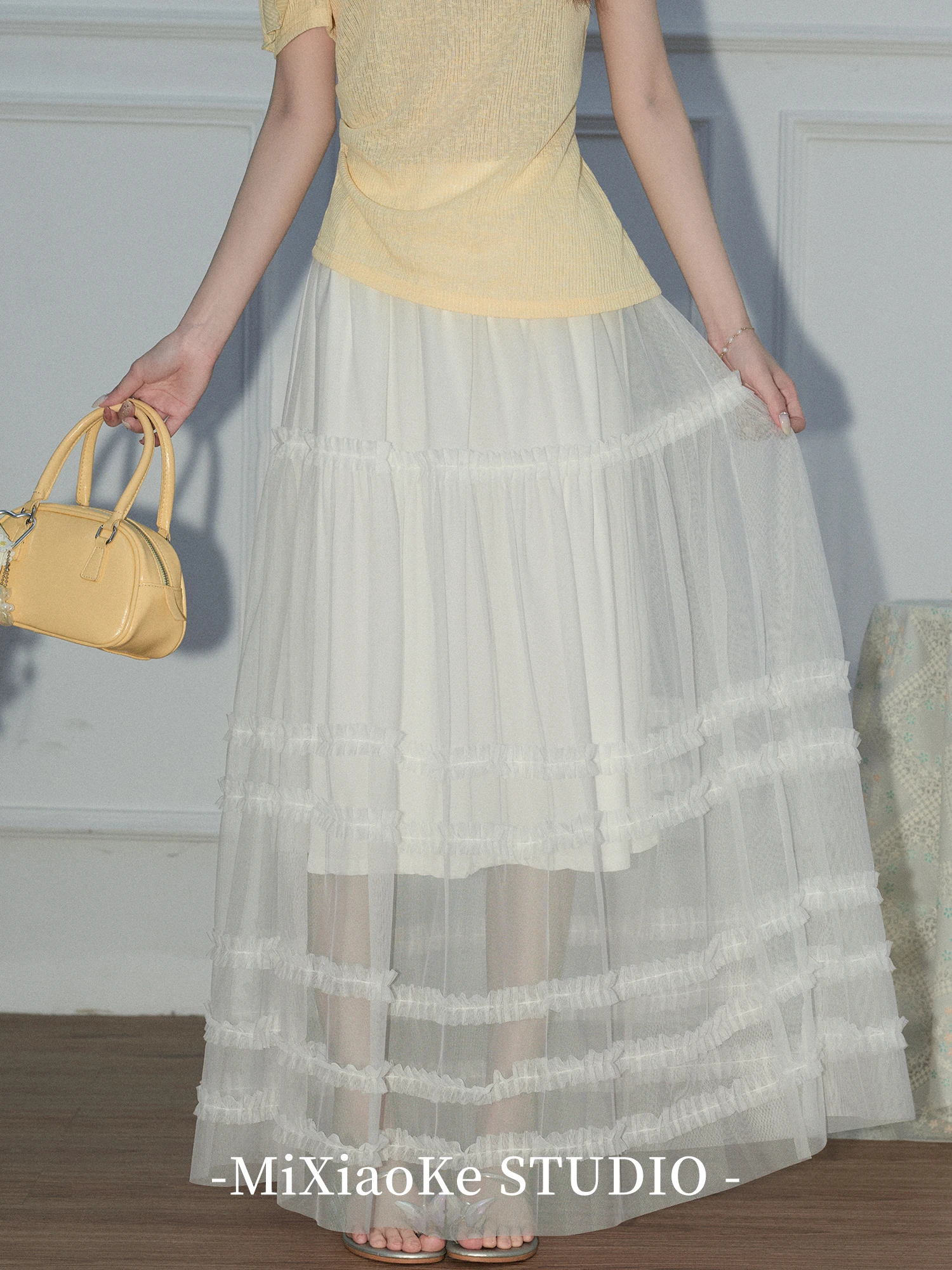 Princess Style Half Skirt with Lace Hemline And Large Flounce High Waist Women's Summer New Cake Skirt Fairy Long Skirt
Princess Style Half Skirt with Lace Hemline And Large Flounce High Waist Women's Summer New Cake Skirt Fairy Long Skirt