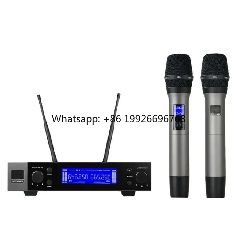 Professional VM200 UHF Dual Headset Mic System Handheld Long Range 2 Channels Microphone
Professional VM200 UHF Dual Headset Mic System Handheld Long Range 2 Channels Microphone