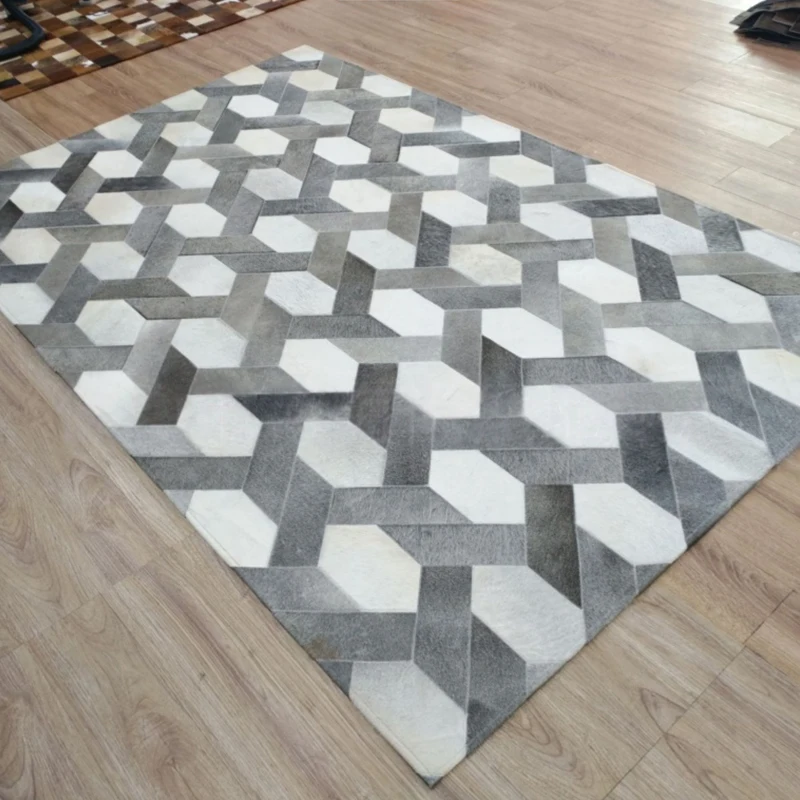 Simple Grey Living Room Carpet Ins Handmade Natural Cowhide Bedroom Area Rug Large Home Decoration Modern Sofa Coffee Table Mat
Simple Grey Living Room Carpet Ins Handmade Natural Cowhide Bedroom Area Rug Large Home Decoration Modern Sofa Coffee Table Mat