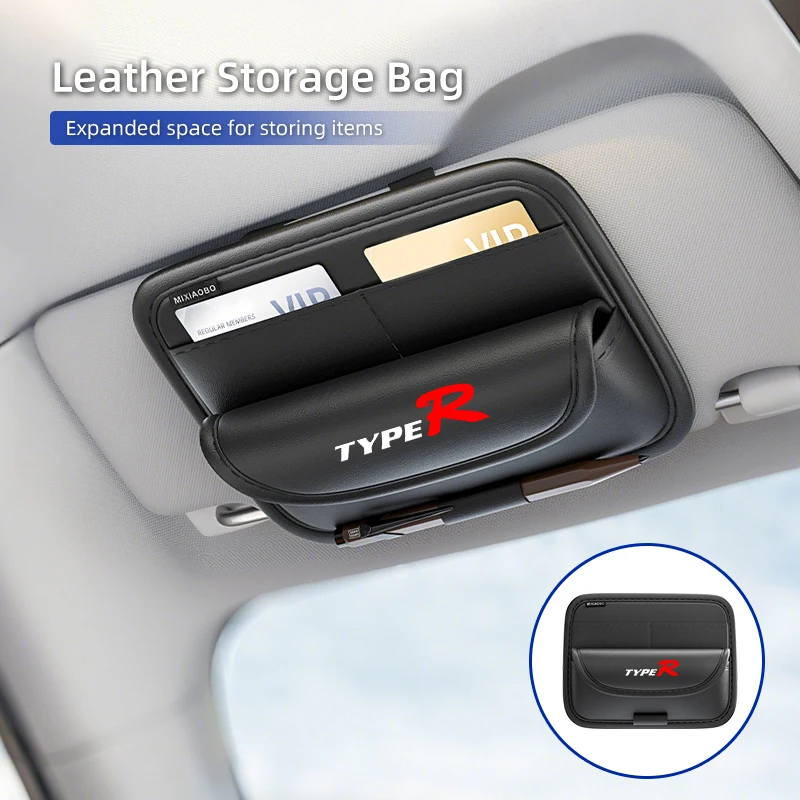 Universal Car Sun Visor Clip Credit Card Storage Bag Accessories For Honda Type R Civic Accord CRV HRV Pilot Fit Odyssey Legend
Universal Car Sun Visor Clip Credit Card Storage Bag Accessories For Honda Type R Civic Accord CRV HRV Pilot Fit Odyssey Legend