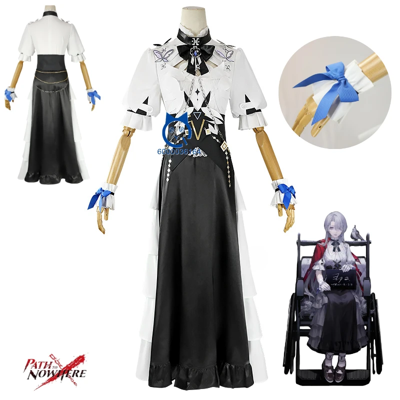 Game Path To Nowhere Eve Cosplay Costume Popular Anime Black Dress Uniform for Girls Women Adult Halloween Comic Con Role Play
Game Path To Nowhere Eve Cosplay Costume Popular Anime Black Dress Uniform for Girls Women Adult Halloween Comic Con Role Play