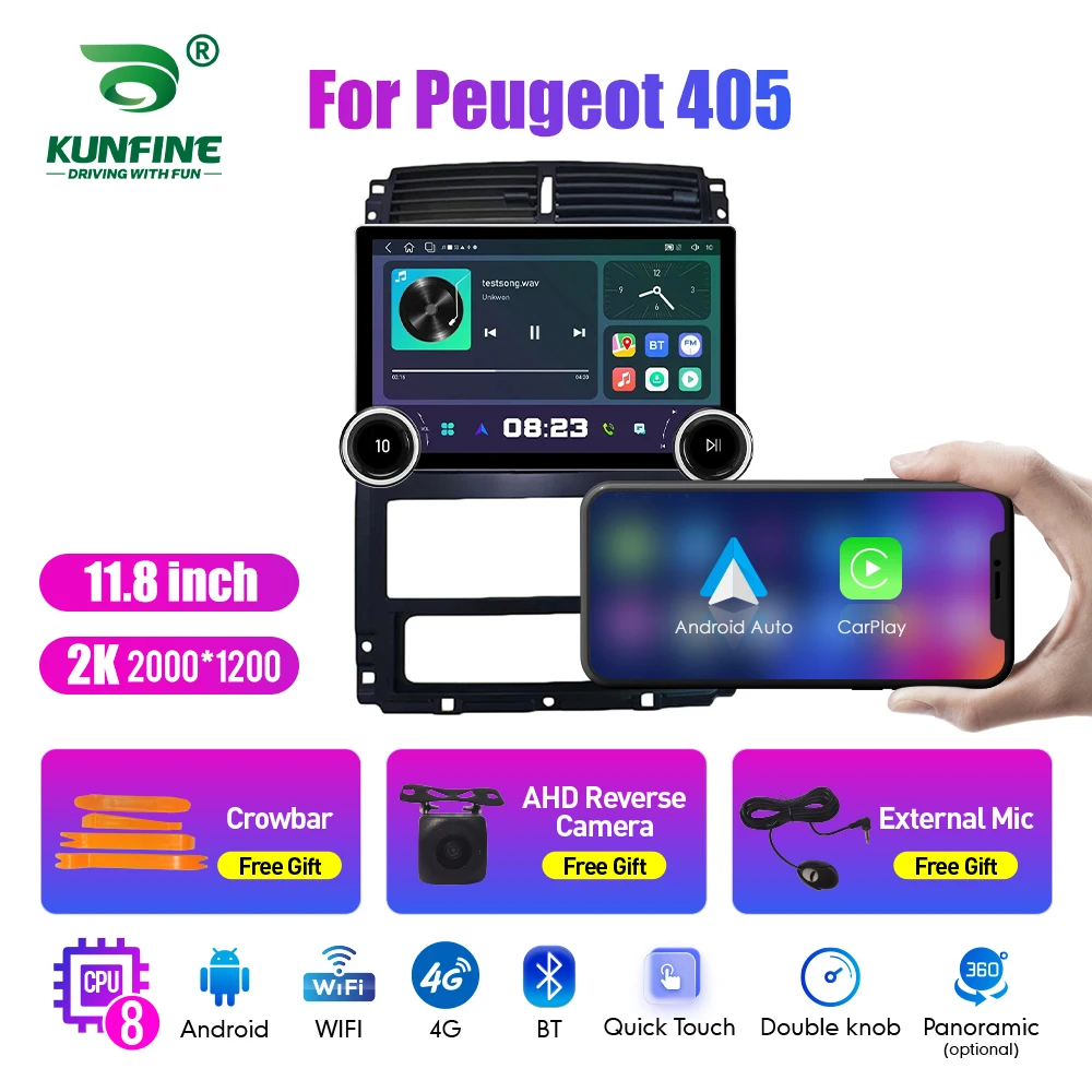 11.8 Inch 2K Double Knobs 2 Din Car Radio For Honda 405 Car Radio DVD Multimedia Video Player Android Auto Carplay
11.8 Inch 2K Double Knobs 2 Din Car Radio For Honda 405 Car Radio DVD Multimedia Video Player Android Auto Carplay