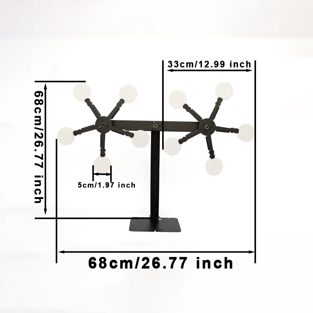 Double-Head Magnetic Attraction Ferris Wheel 360-Degree Shooting Practice Rotating Target
Double-Head Magnetic Attraction Ferris Wheel 360-Degree Shooting Practice Rotating Target