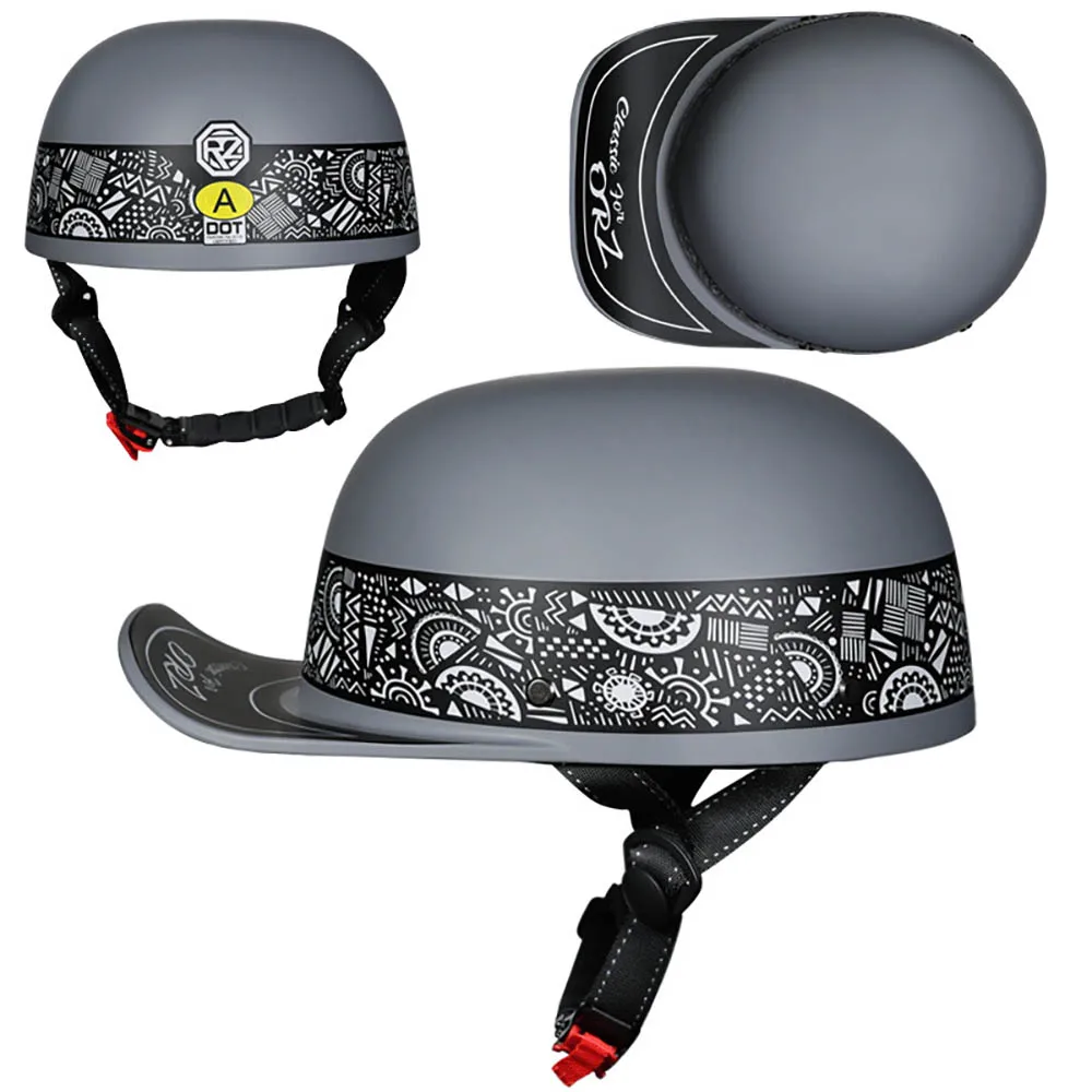 Baseball Cap Motorcycle Helmet Street Touring Half Helmet For Bike Cruiser Chopper Moped Scooter DOT Approved Moto Helmet
Baseball Cap Motorcycle Helmet Street Touring Half Helmet For Bike Cruiser Chopper Moped Scooter DOT Approved Moto Helmet