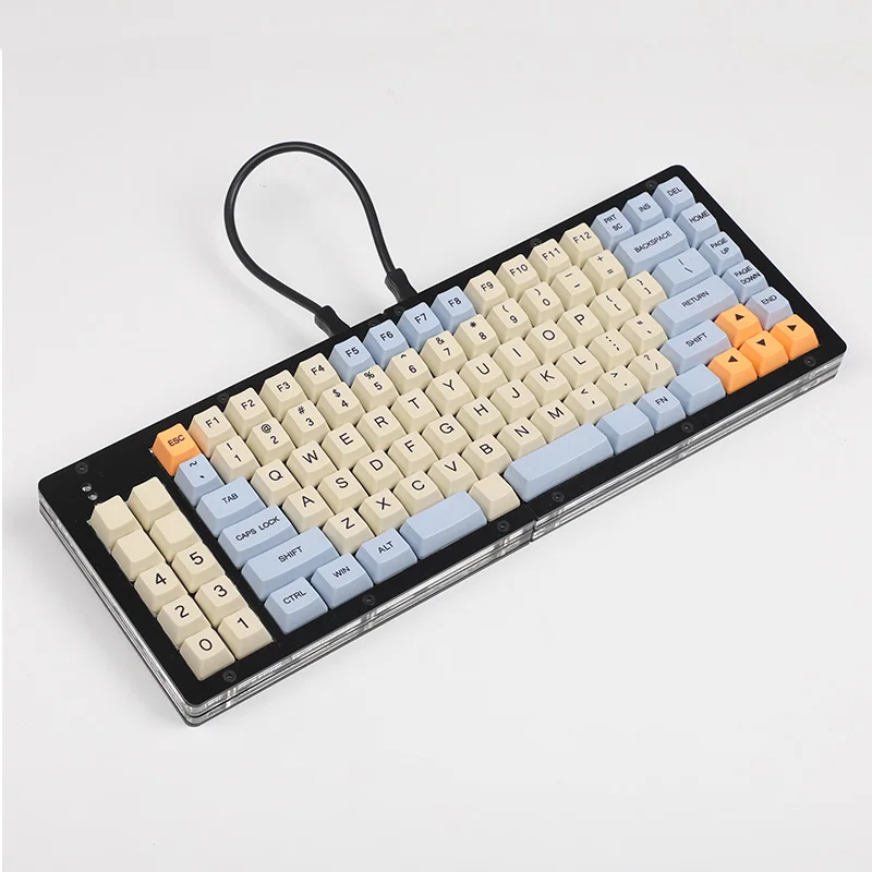 Two-hand Separation Mechanical Keyboard Split Keyboard Ergonomic Keyboard 75% Left and Right Hand Keyboard Customization
Two-hand Separation Mechanical Keyboard Split Keyboard Ergonomic Keyboard 75% Left and Right Hand Keyboard Customization