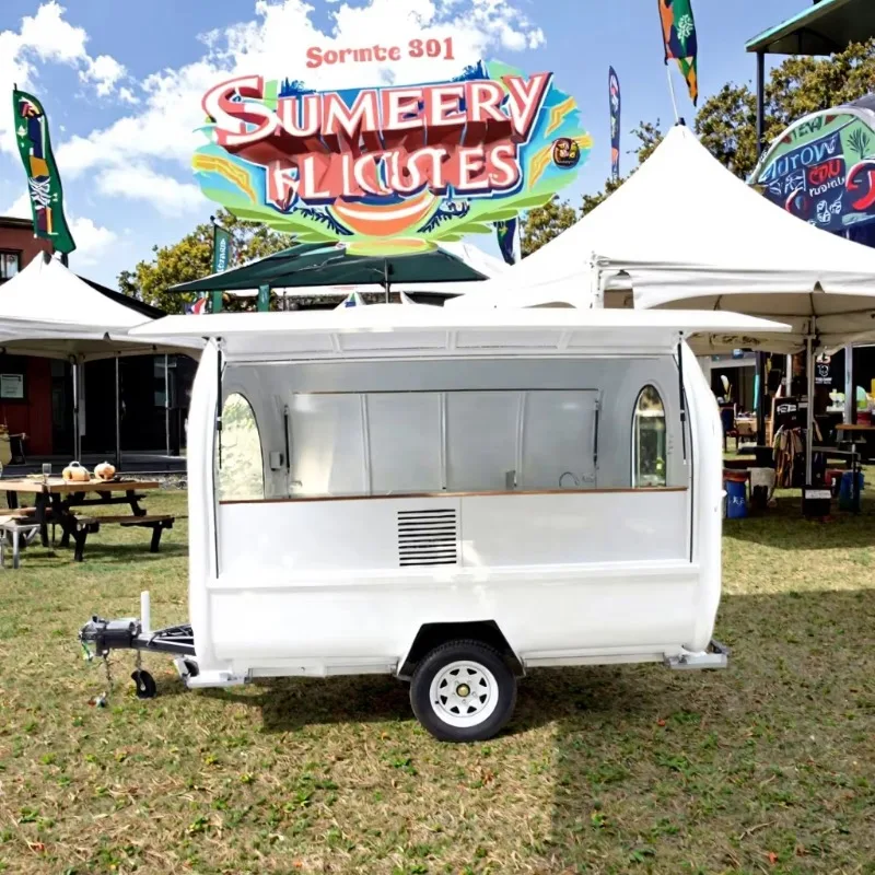 European Popular Round Food Trailer New Fast Food Bakery BBQ Vending Truck Trailer Outdoor Food Shop Use
European Popular Round Food Trailer New Fast Food Bakery BBQ Vending Truck Trailer Outdoor Food Shop Use