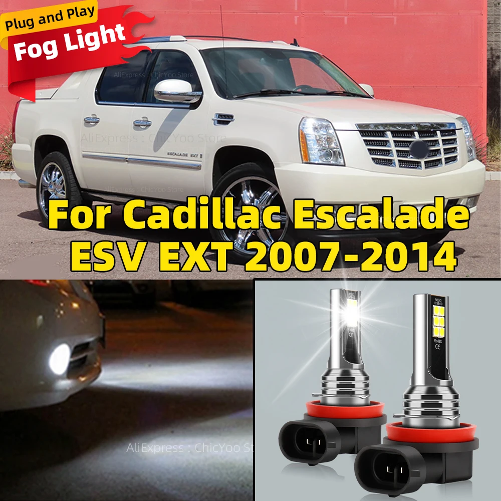 80W H11 H8 Led Fog Lights H16 H9 Car Bulb 6000K White Lamp For Cadillac Escalade ESV EXT 2007 2008 2009 2010 2011 2012 2013 2014
80W H11 H8 Led Fog Lights H16 H9 Car Bulb 6000K White Lamp For Cadillac Escalade ESV EXT 2007 2008 2009 2010 2011 2012 2013 2014