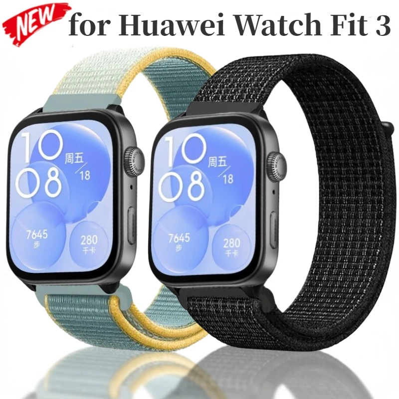 Nylon Loop Strap for Huawei Watch Fit 3 Sport Wristband Breathable Wristband for Huawei Watch Fit 3 Belt Watchband Replacement
Nylon Loop Strap for Huawei Watch Fit 3 Sport Wristband Breathable Wristband for Huawei Watch Fit 3 Belt Watchband Replacement