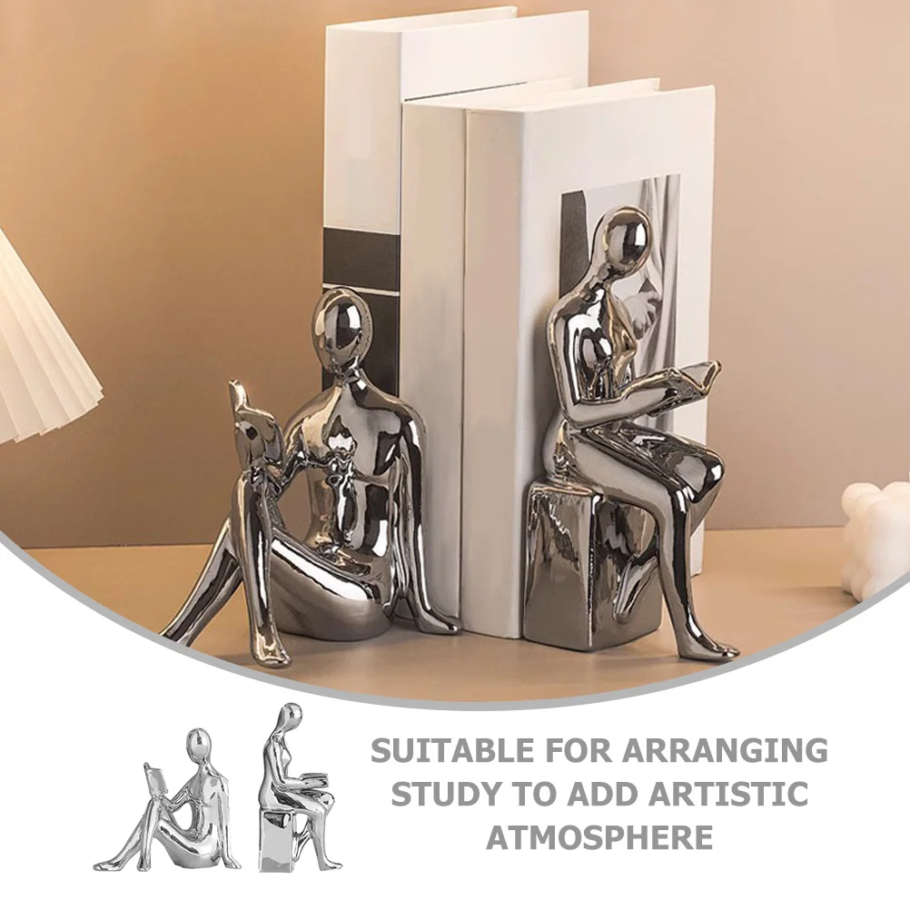 1Pair Ceramic Bookends Reading Figurines Living Room Tabletop Decor Gift Reading Figurines Reader Decoration Desktop Figurine
1Pair Ceramic Bookends Reading Figurines Living Room Tabletop Decor Gift Reading Figurines Reader Decoration Desktop Figurine
