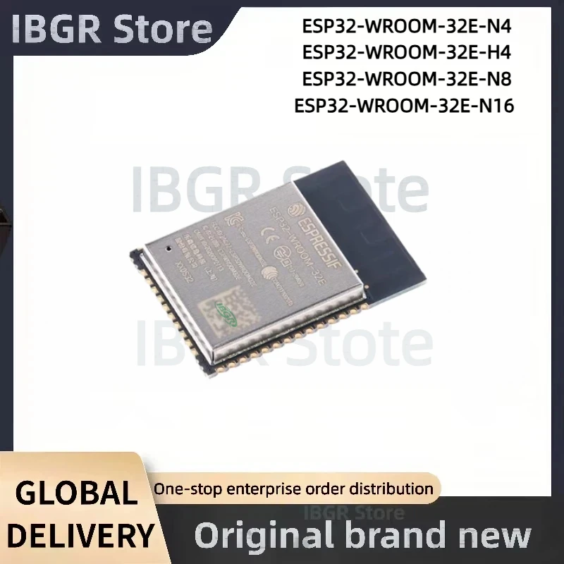 ESP32 ESP32-WROOM-32E-N4/N8/N16/H4Bluetooth 4.2 Dual-core CPU H4 WiFi Module BrandWireless Communication Module New Original
ESP32 ESP32-WROOM-32E-N4/N8/N16/H4Bluetooth 4.2 Dual-core CPU H4 WiFi Module BrandWireless Communication Module New Original