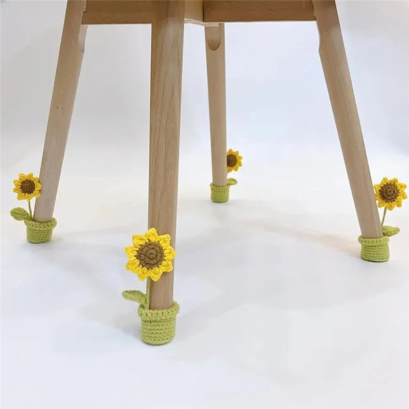 Flower Chair Legs 4Pcs Chair Leg Floor Protector Furniture Sock Elastic Non-Slip Sunflower Design For Oval Furniture Leg-AA70
Flower Chair Legs 4Pcs Chair Leg Floor Protector Furniture Sock Elastic Non-Slip Sunflower Design For Oval Furniture Leg-AA70