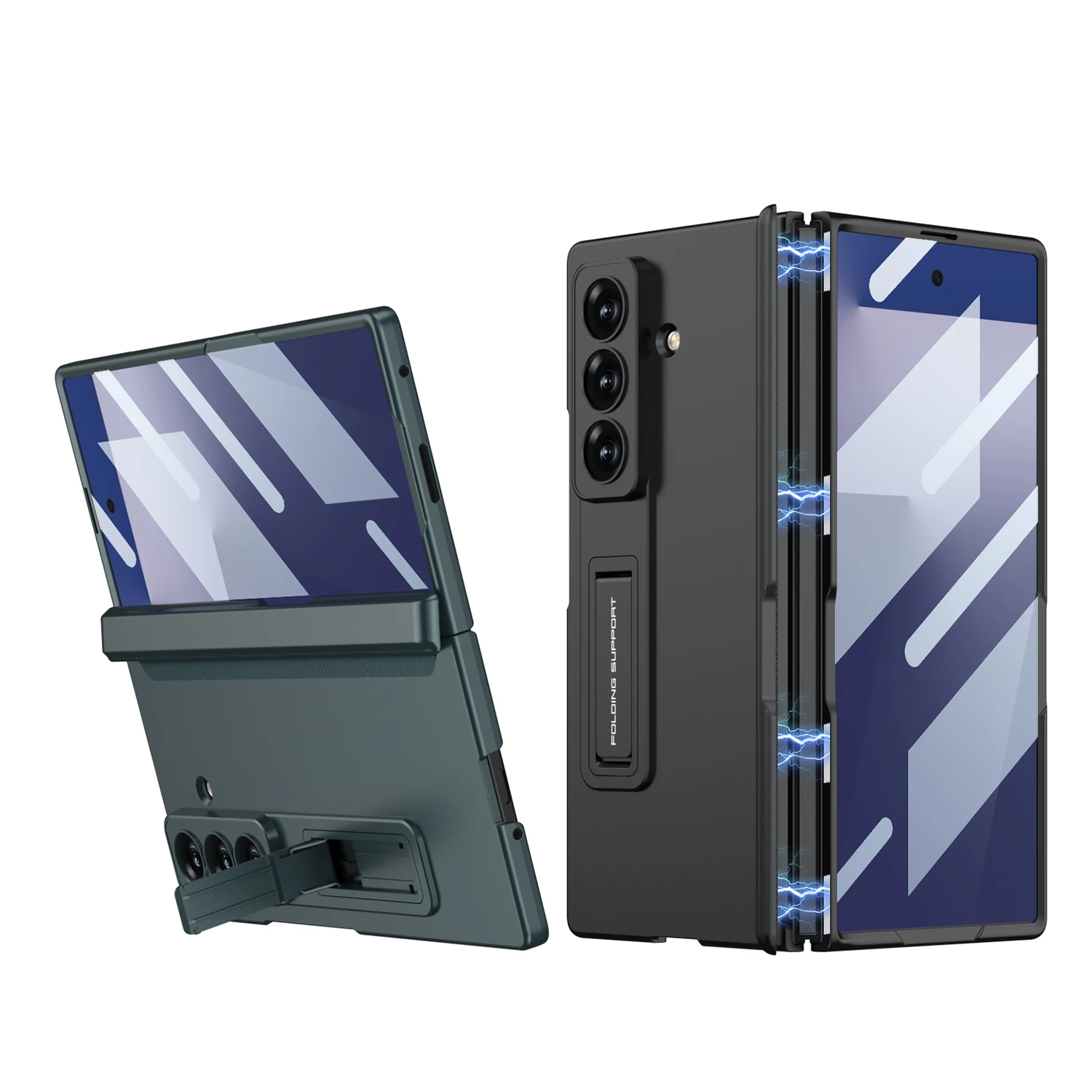 Magnetic Hinge Holder Stand Case for Samsung Galaxy Z Fold 7,With Screen Glass Film Anti-fall Matte Shockproof Cover
Magnetic Hinge Holder Stand Case for Samsung Galaxy Z Fold 7,With Screen Glass Film Anti-fall Matte Shockproof Cover